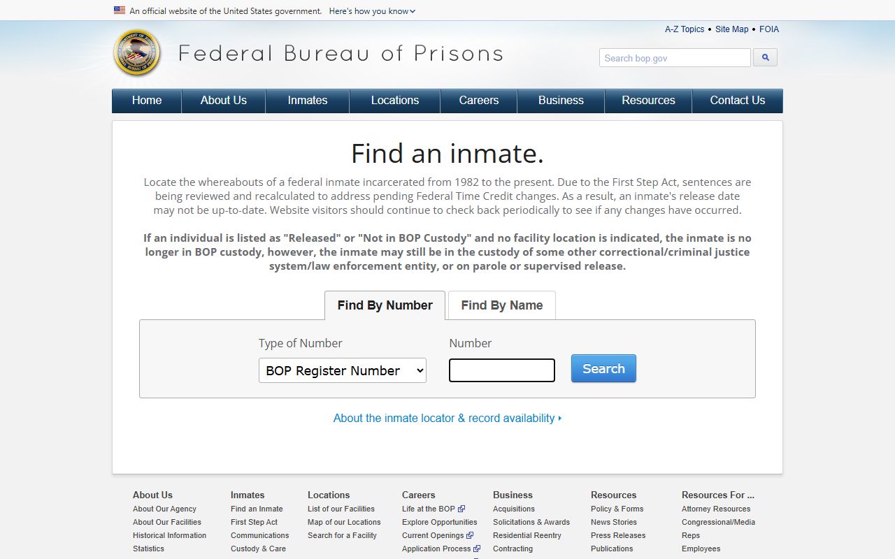 Meade County federal inmate locator without public mugshots